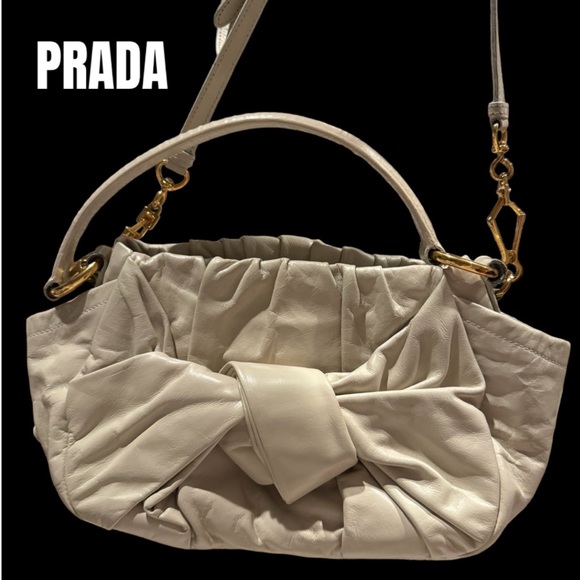 Authentic PRADA  patent Leather satchel / crossbody - Picture 3 of 11